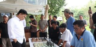 Wagub Banten Hadiri Turnamen Persatuan Catur Seluruh Indonesia di Pandeglang