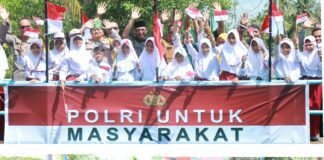 Jembatan Merah Putih Presisi Diresmikan, Akses Siswa SDN 18 Semulut Kini Lebih Aman