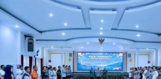 Rakor lintas Sektoral Kesiapan Hari Raya Idul Fitri 1447 H/2026 M Dihadiri Kapolresta Mataram
