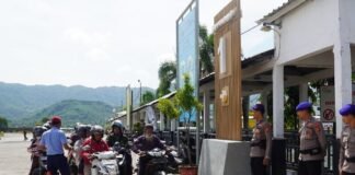 Aktifitas Penyeberangan Lembar–Padangbai Jelang Mudik Lebaran 2026 dipantau Ditpolairud Polda NTB, Lancar