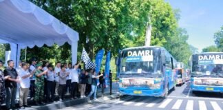 Kapolda NTB Hadiri Pelepasan Program Mudik Gratis Pemprov NTB