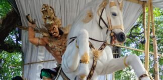 Jelang Pawai Ogoh-Ogoh, Panitia dan Peserta diimbau Kamtibmas oleh Kapolsek Mataram