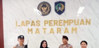 Keamanan Lapas Perempuan Mataram Dipantau Patroli Rutin, Polsek Selaparang