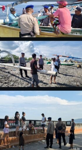 tak Hanya Pelabuhan, Ditpolairud Polda NTB Perluas Pengamanan Wisata Pantai Pulau Lombok dan Sumbawa.
