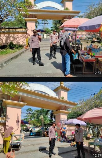 Polsek Ampenan Perketat Pengamanan Objek Wisata Selama Liburan Jelang Lebaran Topat