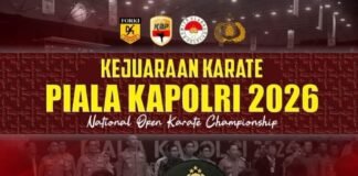 Ajang Bergengsi Karate Piala Kapolri 2026 Siap Panaskan GOR Nambo Jaya