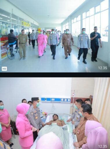 Kapolda NTB Jenguk dan Beri Semangat Personel yang Dirawat di RSUP NTB