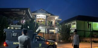 Personel Polsek Tanjung Raja Laksanakan Patroli Subuh Selama Bulan Suci Ramadhan