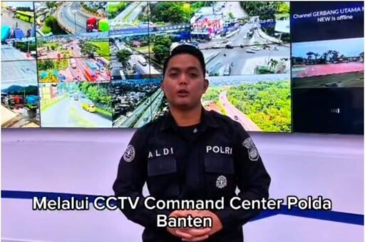 Pantauan CCTV Command Center Polda Banten, Arus Lalu Lintas Menuju Pelabuhan Merak Per 8 Maret 2026