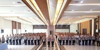 Jelang Idul Fitri 1447 H, Polda Banten Matangkan Kesiapan Personel Melalui Latihan Pra Operasi Ketupat Maung