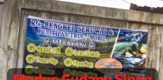 Modus Baru Mafia Minyak Siong ” Ucok Regar ” Berkedok Bengkel dan Penitipan Mobil Ilegal