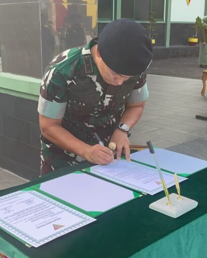 Sertijab Danki dan Pengorganisasian Personel Yonkav 6/NK