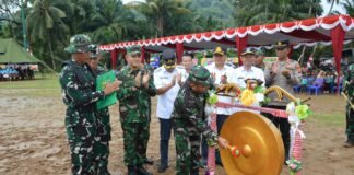 Irdam I/BB Tutup TMMD ke – 127 di Kodim 0212/Tapanuli Selatan