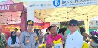 Gerakn Pangn Murah Serentak Digelar di Taman Kota Liwa, Bantu Masyarakat Dapatkan Bapokting Lebih Terjangkau