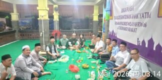 Pererat Silaturahmi Ramadhan, Bhabinkamtibmas Tanah Tinggi Buka Puasa Bersama Warga