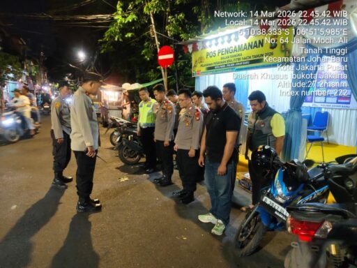 Pos Pengamanan Operasi Ketupat Jaya 2026 Kota Paris Johar Baru Siaga Jaga Kamtibmas