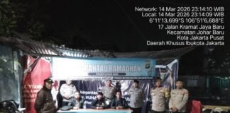 Jaga Kondusifitas Ramadhan, Tiga Pilar Monitoring Pos Pantau di Johar Baru