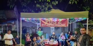 Malam Ramadhan, Patroli Tiga Pilar Sambangi Pos Pantau di Johar Baru