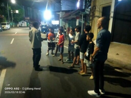 Polisi Himbau Anak-anak Bedug Sahur di Kramat Sentiong Bubar untuk Cegah Tawuran