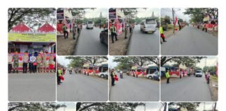 Giat Rutinitas Personil Pos Pam II Sosa Polres Palas