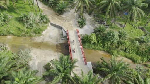 Kodim 0209/LB dan Yon Zipur I/DD Rampungkan Jembatan Modular di Aek Beringin