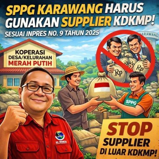 Inpres Nomor 9 Tahun 2025 Jelas, Koperasi Desa di Karawang Belum Terlihat di Program MBG