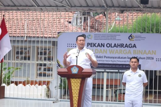 Semarak Peringatan HBP KE-62 Tahun 2026, Lapas Mojokerto Gelar Pembukaan Pekan Olahraga