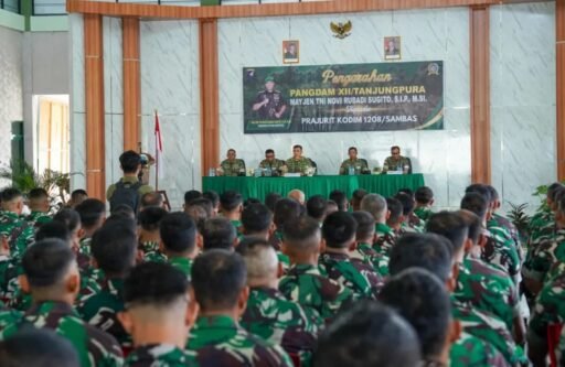 *Pangdam XI/Tpr Ingatkan Prajurit Kodim Sambas: Jauhi Pelanggaran, Jadilah Solusi bagi Rakyat*