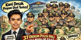*37 Oknum Polres PALI Dilaporkan ke Kapolri atas Dugaan Mark Up Gaji*