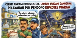Baru Telat Sebulan Sudah Diancam Putus, Warga Nilai Respons PLN Pendopo Tak Seimbang