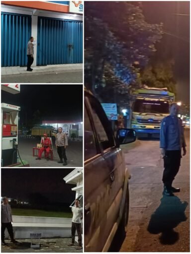 Demi Cegah 4C Dan Hitam – Hitam Polsek Ngimbang Gelar Patroli Blue Light Pada Ramadhan di Malam Hari