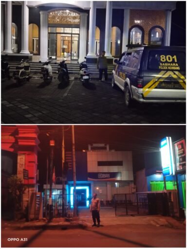 Demi Cegah 4C Dan Hitam – Hitam Polsek Ngimbang Gelar Patroli Blue Light Pada Ramadhan 1447 H