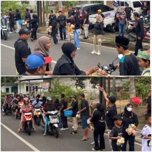Jalin Solidaritas, MAKI Jatim bersama Laskar Jahannam Bagikan 1.000 Paket Takjil