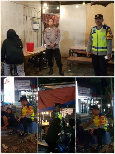 Kapolsek Ngimbang Gelar Patroli Blue Light Harkamtibmas Menjelang Puasa Guna Cegah 4C di Malam Hari