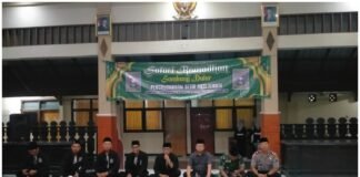 Polsek Ngimbang Gelar Pengamanan Safari Ramadhan dan Sambang Dulur PSHT Ranting Ngimbang