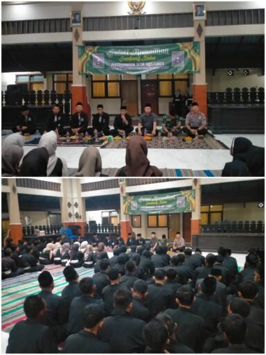 Polsek Ngimbang Gelar Pengamanan Safari Ramadhan dan Sambang Dulur PSHT Ranting Ngimbang