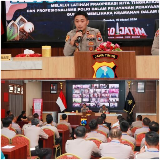 Polres Jember Gelar Latpraops Ketupat Semeru, Siapkan Pengamanan Lebaran 2026