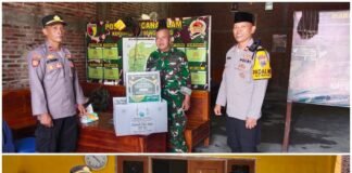 Kapolsek Ngimbang Gelar Kegiatan Pemberian Ucapan Hari Raya IDUL FITRI Kepada Danramil Dan Tokoh Agama