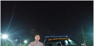 Polsek Ngimbang Gelar Patroli pengamanan Saat Sholat Subuh Menjelang Ramadhan Guna Cegah Kriminal Dan 3C