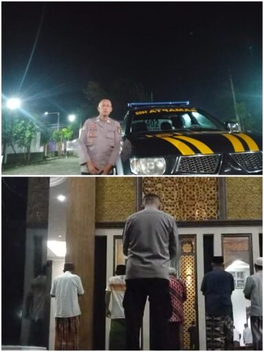 Polsek Ngimbang Gelar Patroli pengamanan Saat Sholat Subuh Menjelang Ramadhan Guna Cegah Kriminal Dan 3C