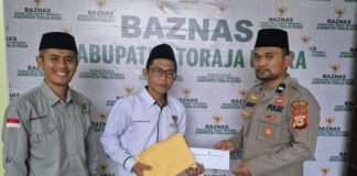 Jelang Idul Fitri 1447 Hijriah, Polres Toraja Utara Serahkan Zakat ke BAZNAS Toraja Utara