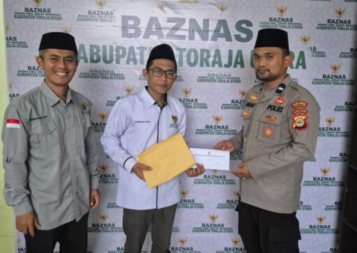 Jelang Idul Fitri 1447 Hijriah, Polres Toraja Utara Serahkan Zakat ke BAZNAS Toraja Utara