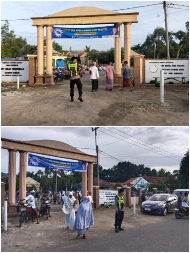 Polsek Ngimbang Gelar Patroli pengamanan Saat Sholat IED Menjelang Hari Raya Idul Fitri 1447 H