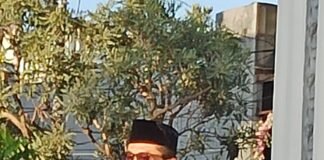 Anjar Lugiyana,S.Ip.M.Ip.Camat Ciparay Beserta Kapolsek, Danramil Melaksanakan Shalat Idul Fitri1447H.di MBC