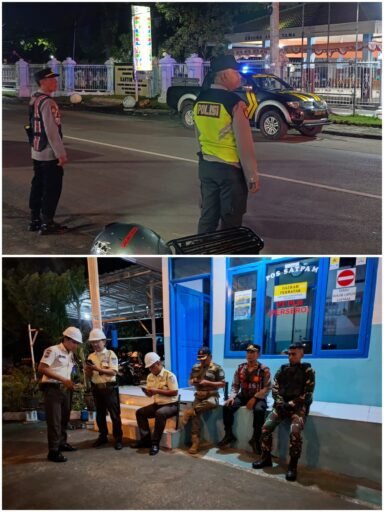 Kapolsek Ngimbang Gelar Patroli Siskamtibmas Wujudkan Keamanan Bersama Di Malam Takbiran