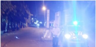 Polsek Ngimbang Gelar Patroli Blue Light Guna Cegah Kriminal Dan 4C Paska Lebaran Idul Fitri 1447 H