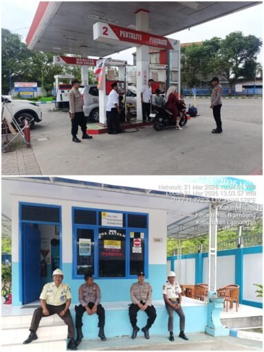 Polsek Ngimbang Gelar Patroli Obvit Guna Cegah Kriminalitas Di Daerah Rawan Di Wilayah Ngimbang