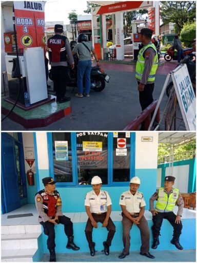 Kapolsek Ngimbang Gelar Patroli Harkamtibmas Paska Lebaran Idul Fitri 1447 H di Siang Hari