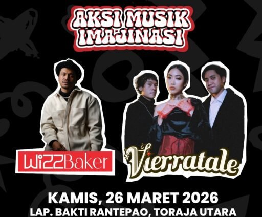 Malam ini, Penampilan Vierratale dan Wizz Baker Siap Getarkan Rantepao Toraja Utara