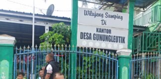 Agus Hamdani, S.Ip. Kades Gunugleutik,Terlihat Gagah Di Balik Jersey PS Gunungleuk VS PS Bumiwangi 27-3-2026